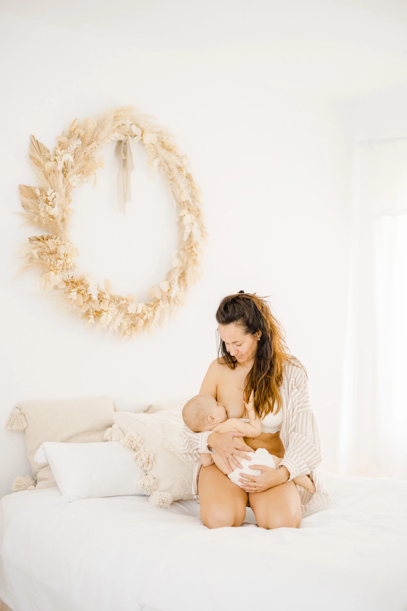 rose enfant bonheur beige marron